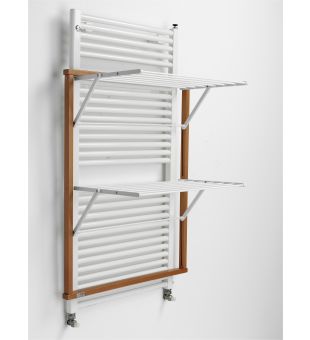  Radiator clothes airer in cherry wood