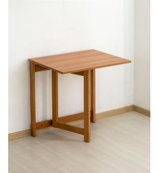  Space folding wall table in cherry wood