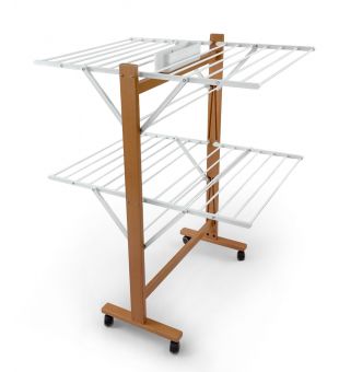 drying rack in cherry wood
