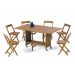 Indaco Table + SET No. 6 Diana Chairs